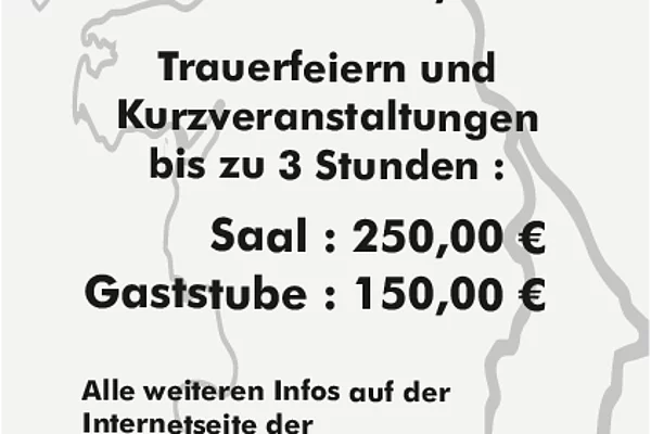 Informationen zur Buchung vom Dörpshuus, die nachfolgend aber auch in Textform erscheint